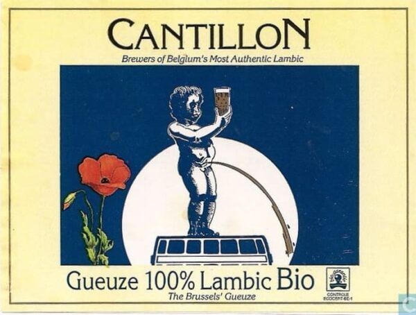 Cantillon Gueuze 100 Lambic BIO 2020 Etiqueta