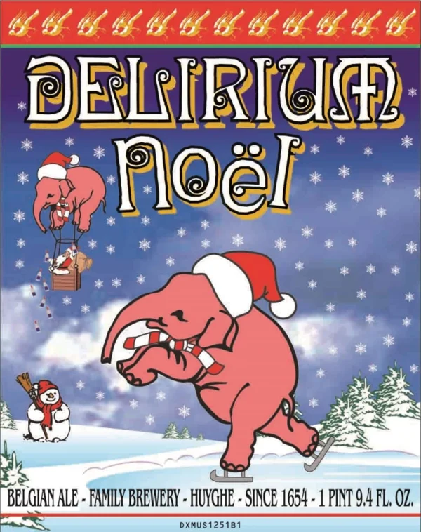 Delirium Noël Christmas Etiqueta